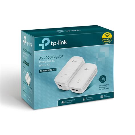 Tl Wpa Kit Av Gigabit Powerline Ac Wi Fi Kit Tp Link