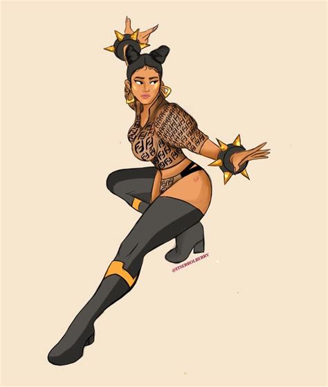 Nicki Minaj "Chun-Li" fan art 2 out of 2 image gallery