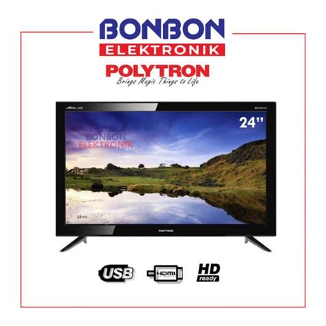 Jual Polytron LED TV 24 Inch PLD 24D8511 HD Ready HDMI USB MOVIE HD