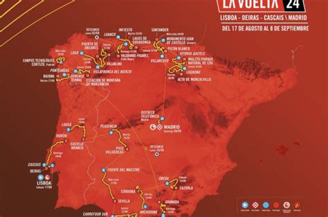 Tour D Espagne Le Parcours Et Les Tapes De La Vuelta