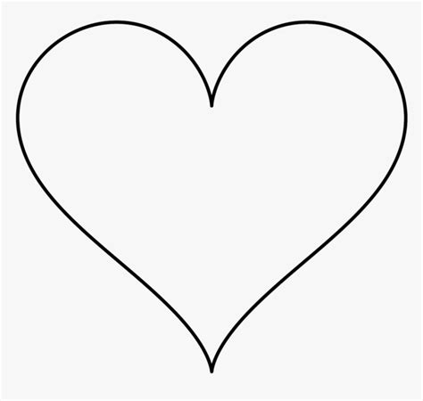 Heart Line Art Png - Easy Love Heart Drawings, Transparent Png ...