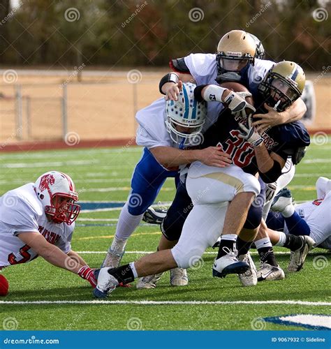 Tackle Football Editorial Photography - Image: 9067932