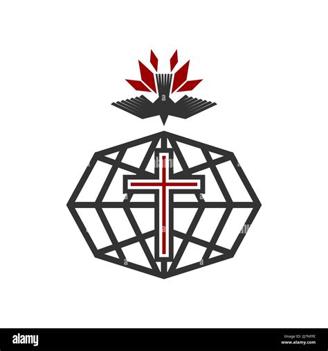 Christian Illustration Church Logo The Cross Of Jesus Christ On The