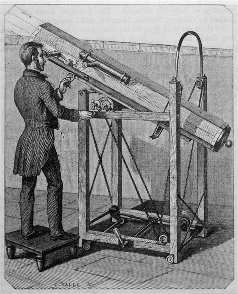 Newtonian Telescope As Modified Drawing by Mary Evans Picture Library