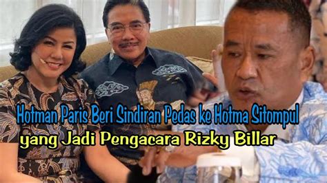 Hotman Paris Beri Sindiran Pedas Ke Hotma Sitompul Yang Jadi