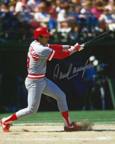 AUTOGRAPHED DAVE CONCEPCION 8x10 Cincinnati Reds Photo Main Line