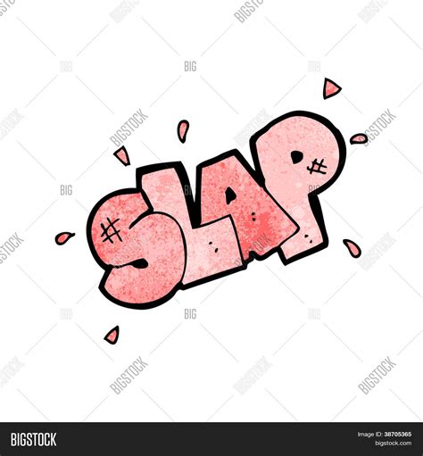 Cartoon Slap Symbol Vector And Photo Free Trial Bigstock