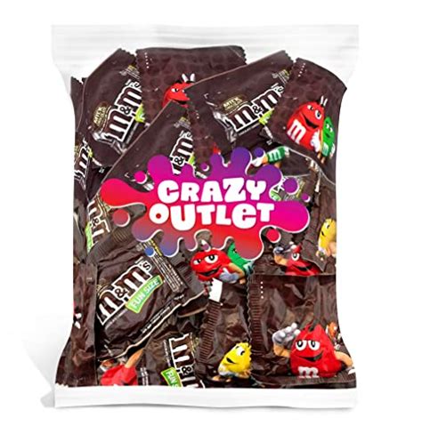 Crazyoutlet Mandms Milk Chocolate Fun Size Candy Individual Packs Bulk