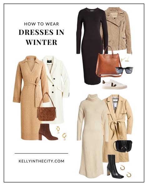 How to Wear Dresses in Winter | Kelly in the City