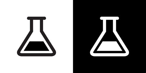 Chemical Beaker Glass Icon Vector In Clipart Style 11886786 Vector Art