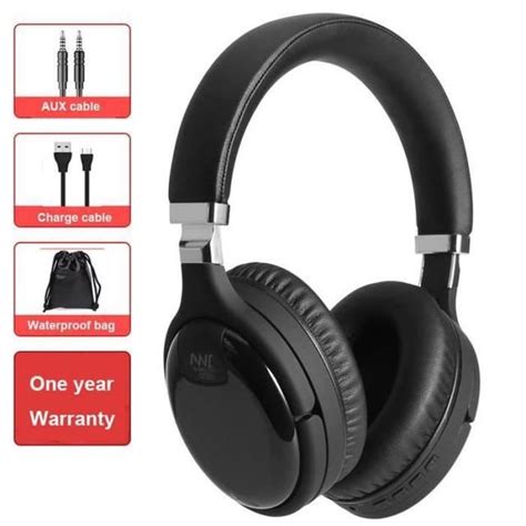 Écouteurs Bluetooth ANC casque Bluetooth filaire et sans fil casque