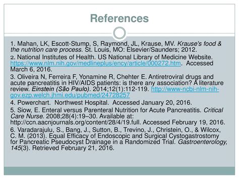 Nutritional Management Of Pancreatitis And Pancreatic Pseudocyst Ppt