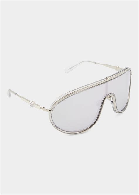 Moncler Vangarde Metal Shield Sunglasses 20c Editorialist