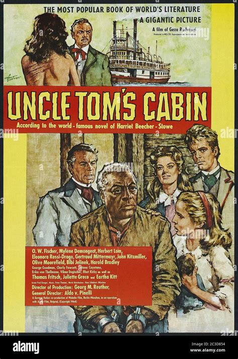 Uncle Tom S Cabin Vintage Movie Poster Stock Photo Alamy