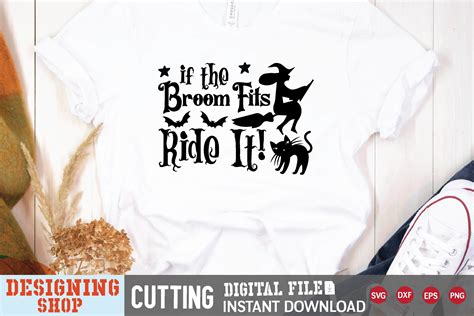 If The Broom Fits Ride It Svg Graphic By DIGITAL DESIGN SHOP BD