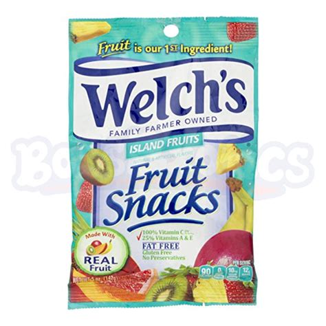 Welch's Fruit Snacks Island Fruits (142g) : American – Boss Exotics