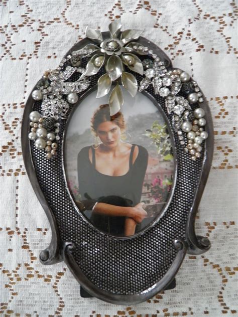 Repurposed Vintage Jewelry Frame OOAK Calendargirljewelry