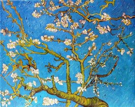 Description of the painting by Vincent Van Gogh “Flowering almond ...