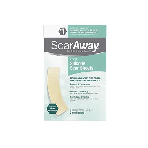 Scaraway Long Silicone Scar Treatment Sheets