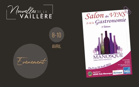 Avril Manosque Salon Des Vins Et De La Gastronomie