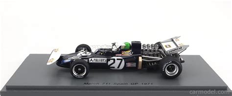 SPARK MODEL S3376 Echelle 1 43 MARCH F1 711 N 27 SPAIN GP 1971 HENRI