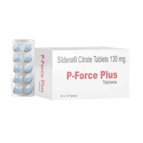 P Force Plus 130 Mg P Force Plus 130 Mg Sildenafil Tablets At Rs 100