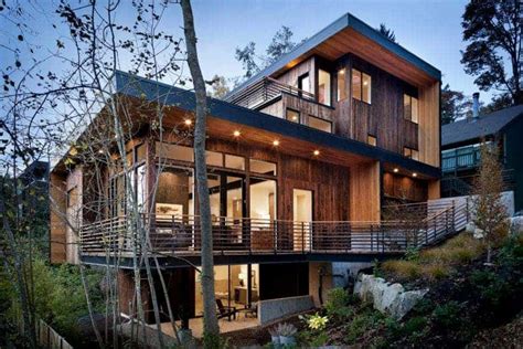 Modern Rustic Houses Exterior Pic Titmouse