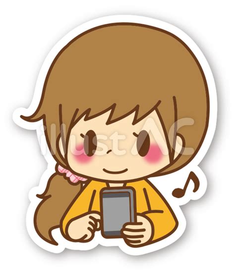 スマホ 女性 フリー素材 イラスト 287352 スマホ 女性 フリー素材 イラスト