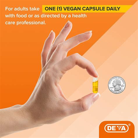 Deva Organic Vegan Flax Seed Oil Capsules Omega 3 Rich Cold Pressed