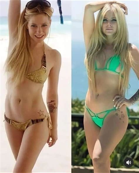 Signature Pose Avril Lavigne Nude Celebritynakeds