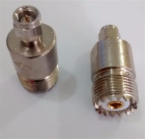 Conector Uhf Fêmea Para Sma Macho Ht Yaesu Vx 110 Vhf Px