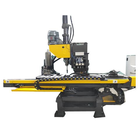 Steel Plate Round Hole CNC Punching Marking Machine For Steel Structure