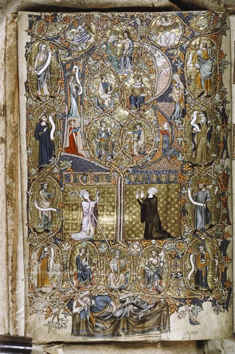 Eadfrith Folio 9v From The Ormesby Psalter Made In