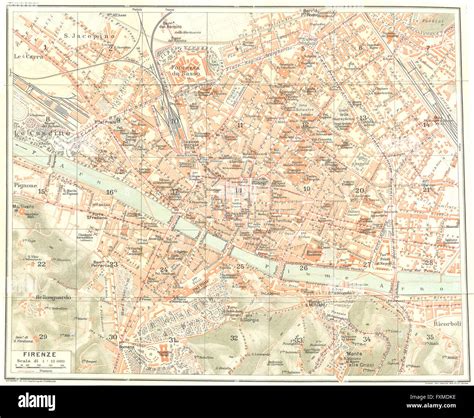 Map Of Italian Cities Florence