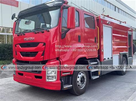 ISUZU GIGA 6 Wheel 8000 Liter Emergency Rescue Water Tanker Fire Engine