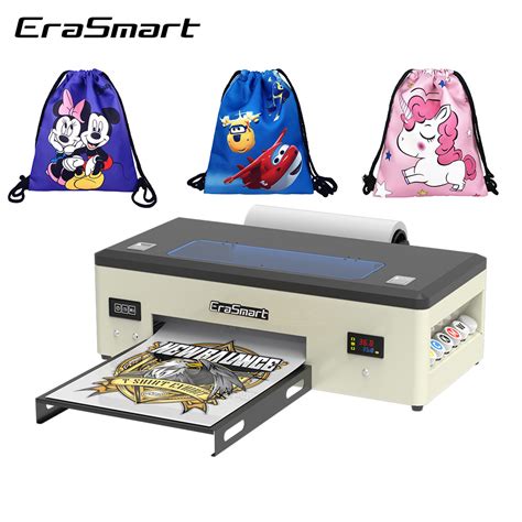 Erasmart Small Desktop Inkjet T Shirt Printing Machine L1800 Dx5 30cm