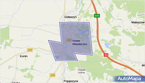 Gmina Nowe Miasteczko powiat nowosolski województwo lubuskie na mapie