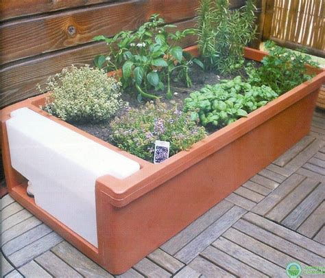 CONTENITORE PER L ORTO IN TERRAZZO VERDEMAX Moestuinbak Groentetuin