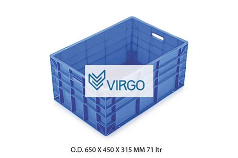 Blue Hdpe Plastic Jumbo Crates Capacity 75 Liters At Best Price In Kochi