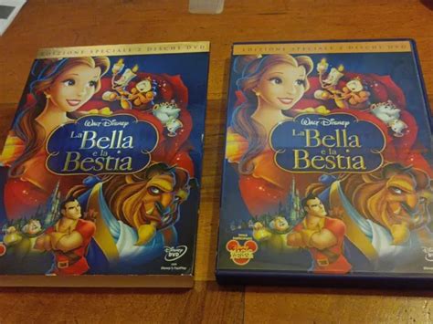 Dvd La Bella E La Bestia Edizione Speciale Dischi Disney Slipcase