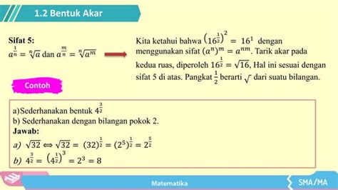 STD BAB 1 EKSPONEN DAN LOGARITMA Pptx