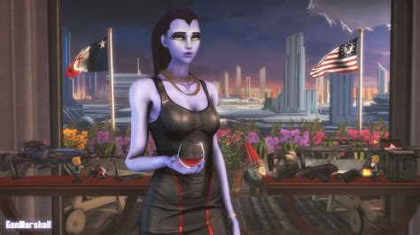 Widowmaker In A Sci Fi Dress By Genmarshall On Deviantart