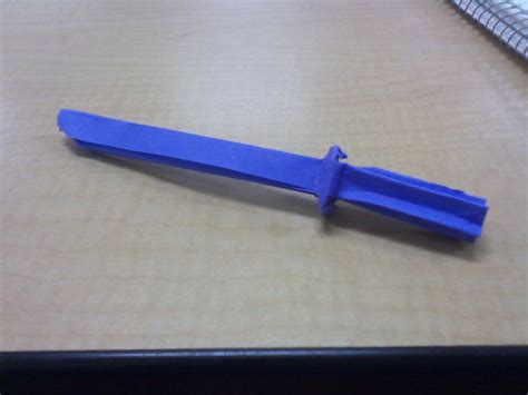 Paper Katana By Vaxlintheorigamist On Deviantart
