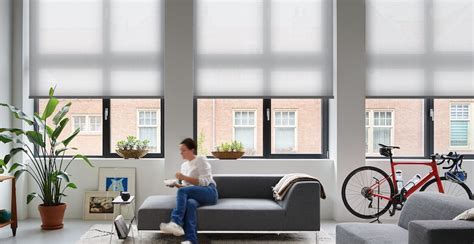 Solar Reflective Roller Blinds Block The Sunlight Smartblinds