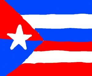 cuba flag and puerto rico flag - Drawception