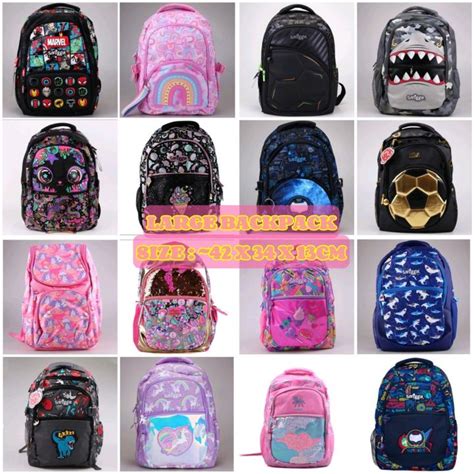 Large and Medium Smiggle Backpack Smiggle Bagpack Smiggle School bag for 6-15 yo | Lazada