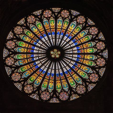 Rose Window Strasbourg Cathedral Strasbourg France Photograph By