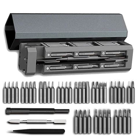 SKYLIGHT Screwdriver Set 46 S2 Bits Extension Rod Multifunction