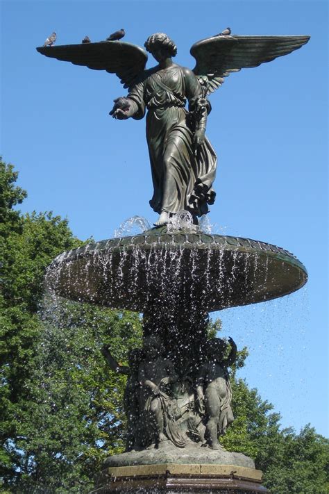 Nyc Central Park Bethesda Fountain Angel Of Watersnyc Central