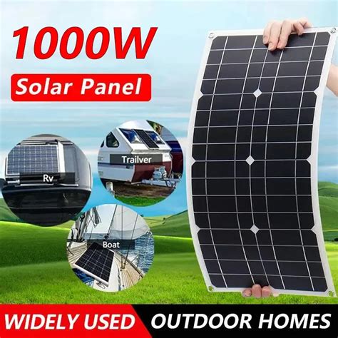 W V Mono Kristallines Silizium Solar Panel Dual Usb V V Dc